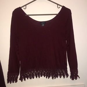 Rue 21 maroon top